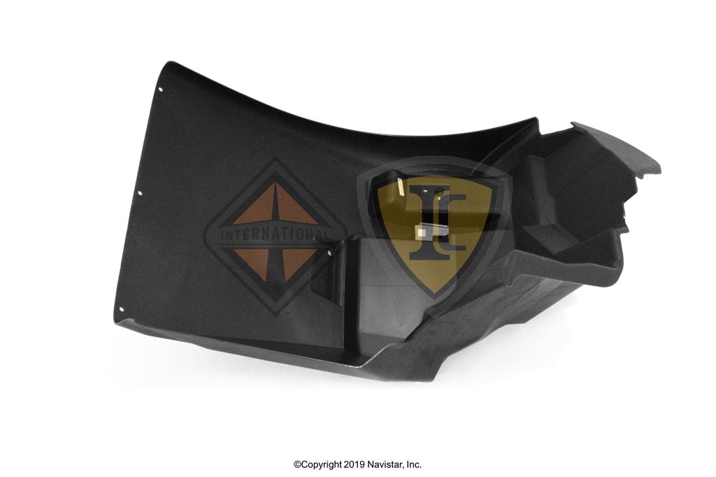 3566719C4, Navistar International, EXTENSION FR FENDER R ASSEMBLY W/HOLES FOR MUD FLAP - part number 3566719C4