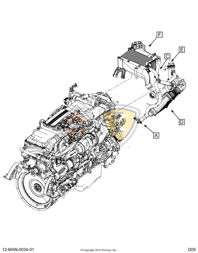 62981820106, Navistar International, EXTENSION TUBE DMR 70 FMP - part number 62981820106