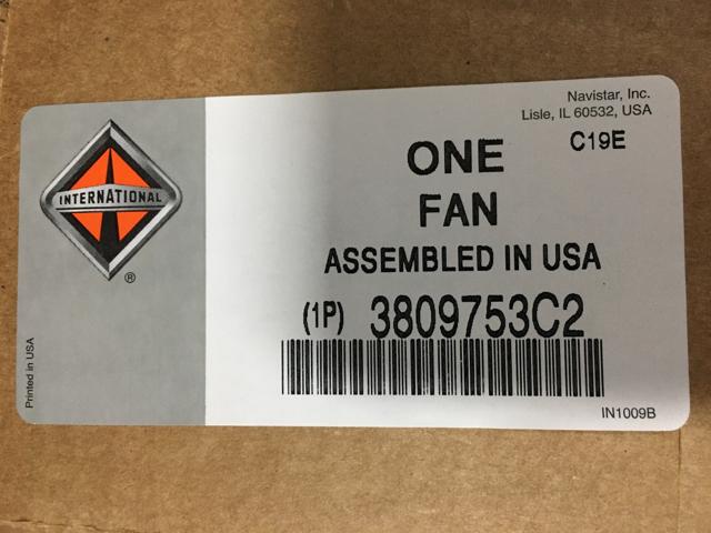 3809753C2, Navistar International, FAN, ENG COOLING, 32"DIA 2.56 - part number 3809753C2