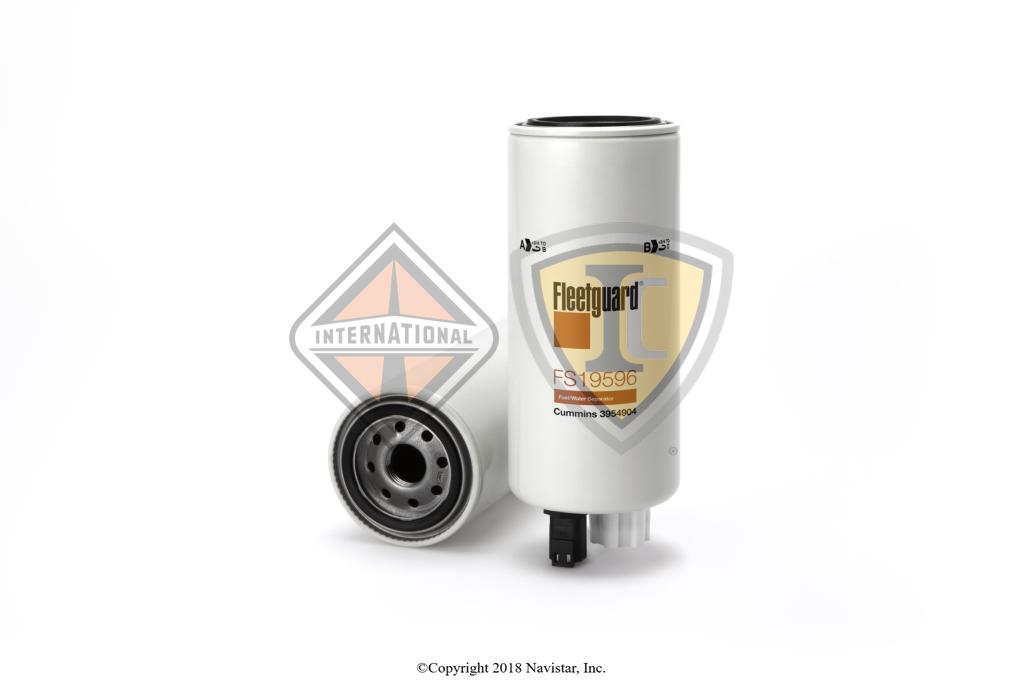 FS19596, Fleetguard, FUEL FILTER, FUEL/WATER SEPARATOR - FS19596