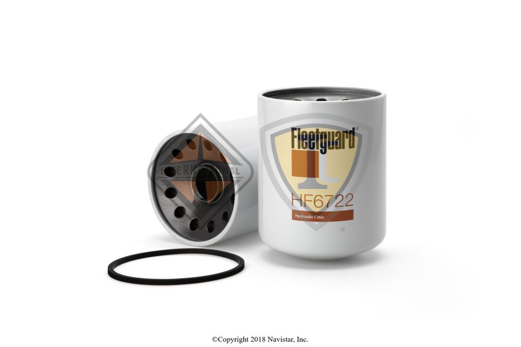 HF6722, Fleetguard, Filters, HYD FILTER, WIRE MESH, 6.63 ELEMENT LNG, PETROLEUM AND WATER BASE FLUID COMPATIBILITY - HF6722