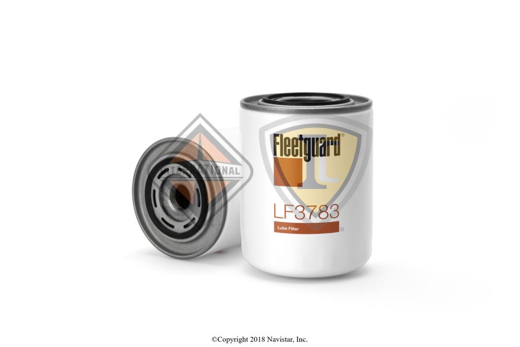 LF3783, Fleetguard, OIL FILTER, SPIN-ON, THREAD SIZE M24 X 1.5-6H INT, OVERALL HEIGHT 144.2MM (5.677 IN.) - LF3783