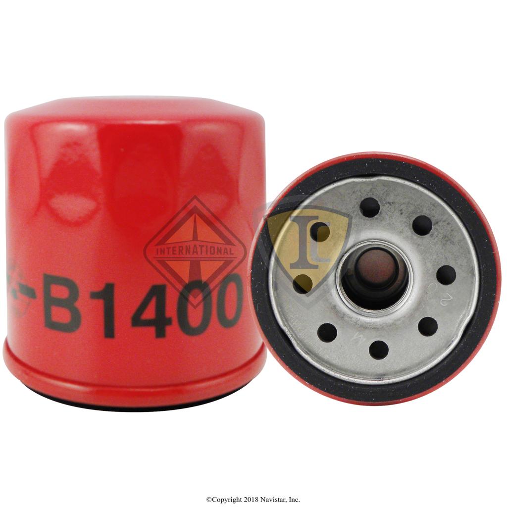 BALB1400, Baldwin Filters, OIL FILTER, SPIN-ON, THREAD M20 X 1.5 OD, 2-21/32 (67.5) LEN, 2-5/8 (66.7) I GASKET, 1 - BALB1400