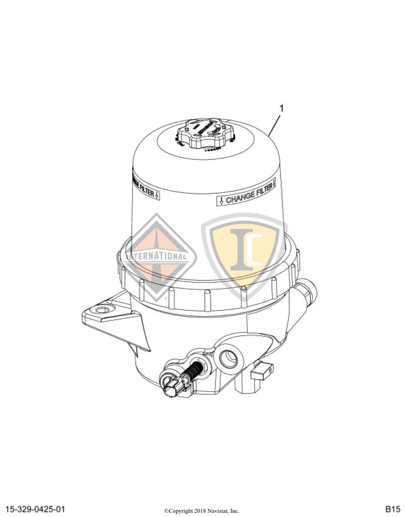 FS19915, Fleetguard, Fleetguard FS19915 - FILTER-FUEL/WATER SEPARATOR - part number FS19915