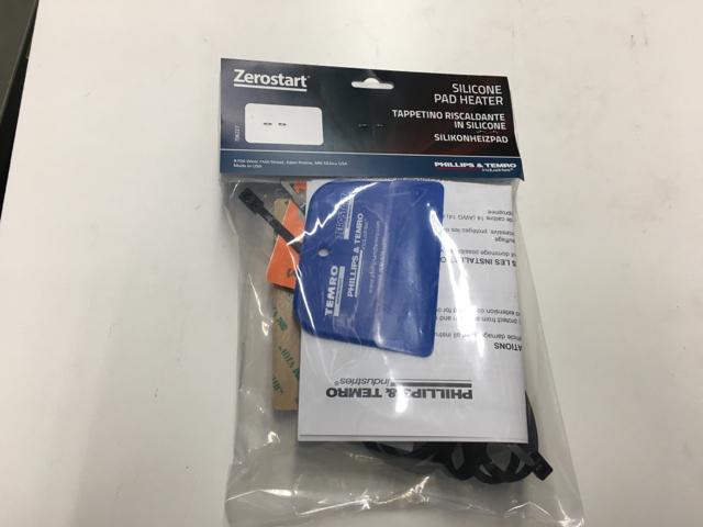 ZBL3400033, Temro Cold Weather Products, PAD, HEATER, SEAT, ADHESIVE SILICONE, A-NEMA 5-15 PLUG TYPE, 120V, 250W, 2.1A, 3-1/2 WIDTH, 4-1/2 LENGTH - part number ZBL3400033