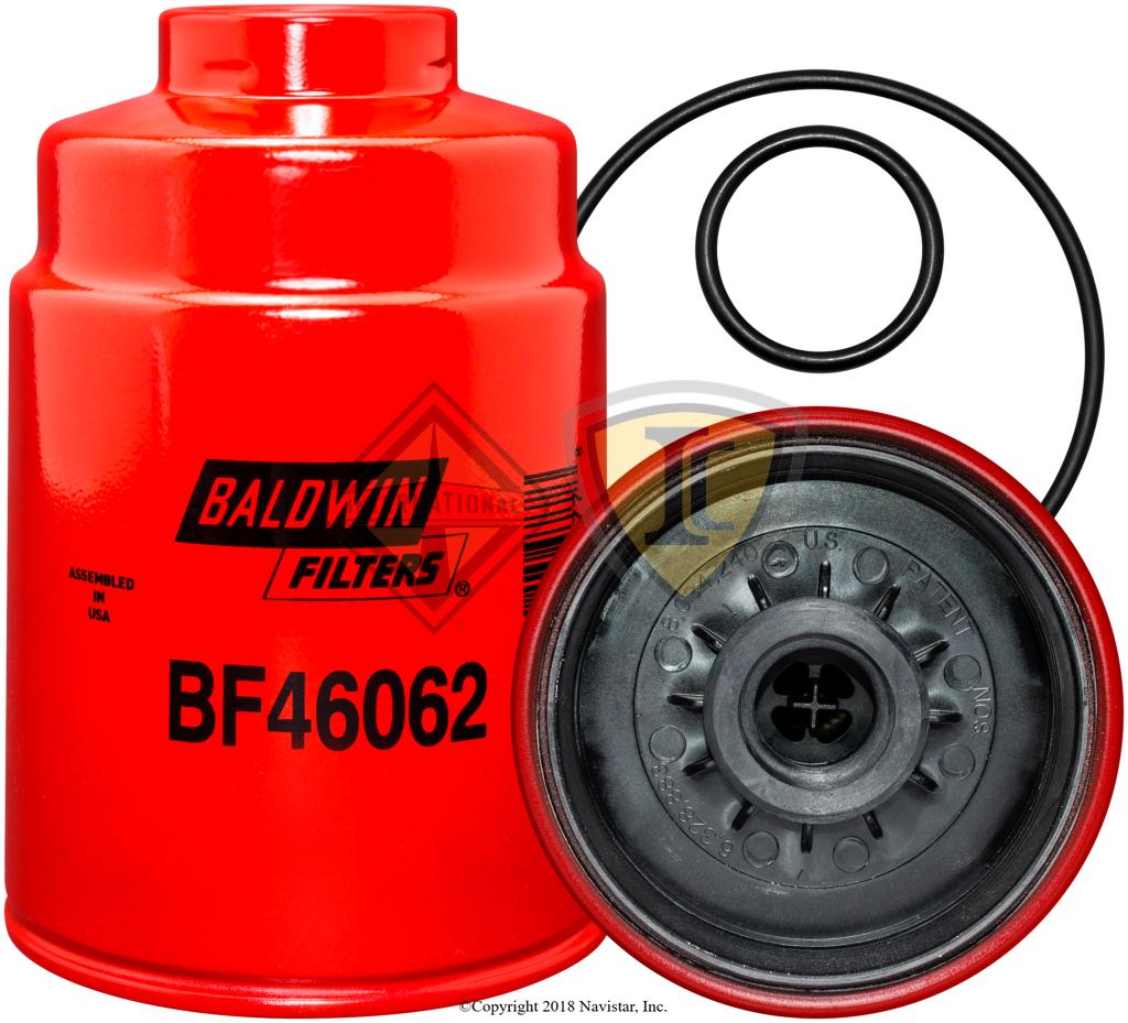 BALBF46062, Baldwin Filters, FUEL FILTER, FUEL/WATER SEPARATOR, SPIN-ON W/OPEN PORT - BALBF46062