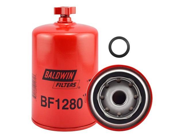 BF1280, Baldwin Filters, FUEL/WATER SEPARATOR SPIN-ON - BF1280