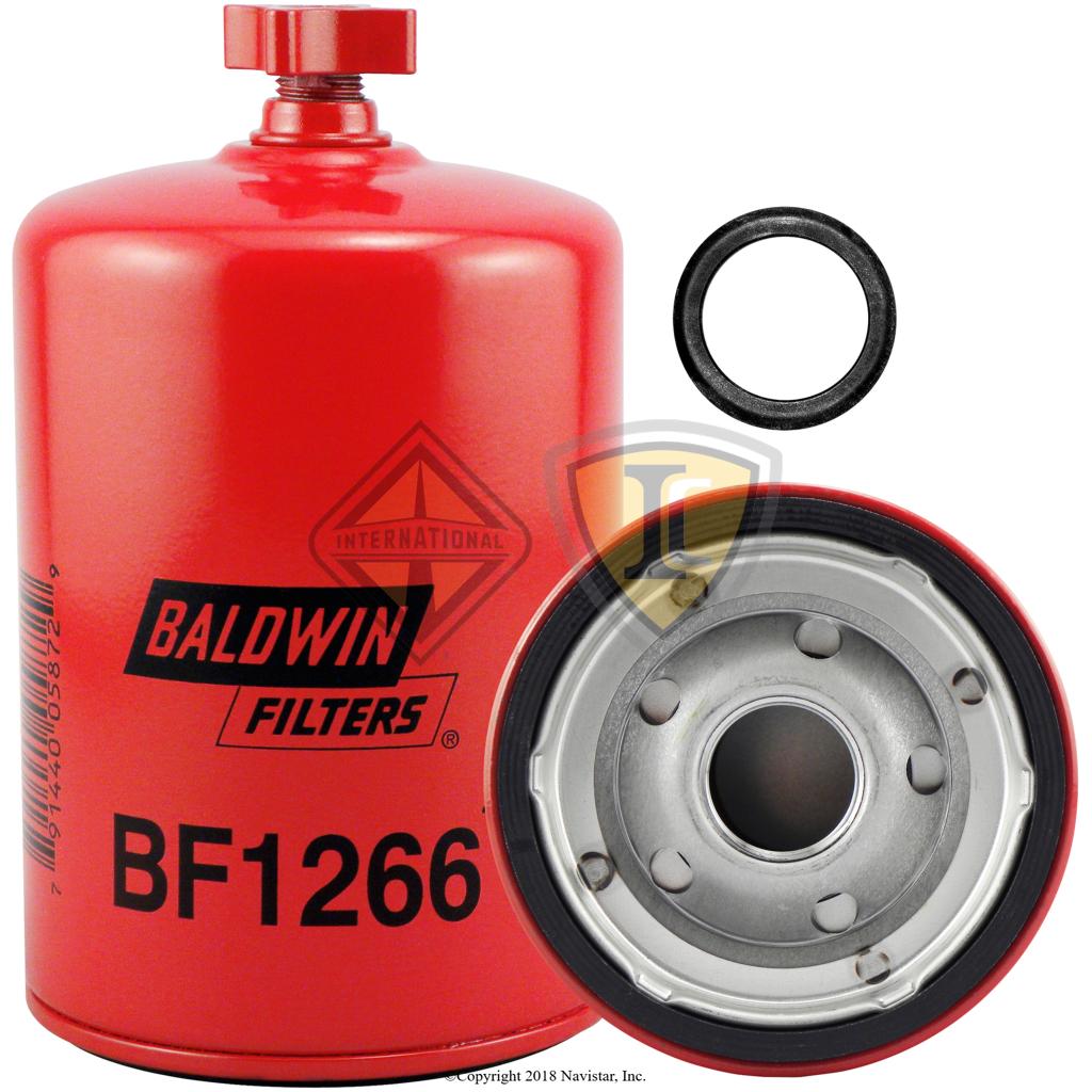 BALBF1266, Baldwin Filters, FUEL/WATER SEPARATOR SPIN-ON WITH DRAIN - BALBF1266