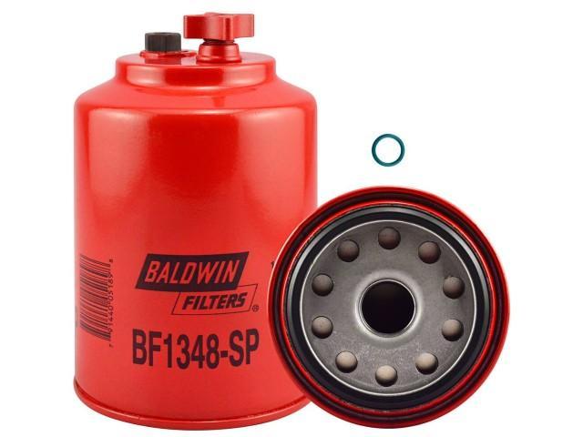 BF1348-SP, Baldwin Filters, FWS SPIN-ON WITH DRAIN AND S - BF1348-SP