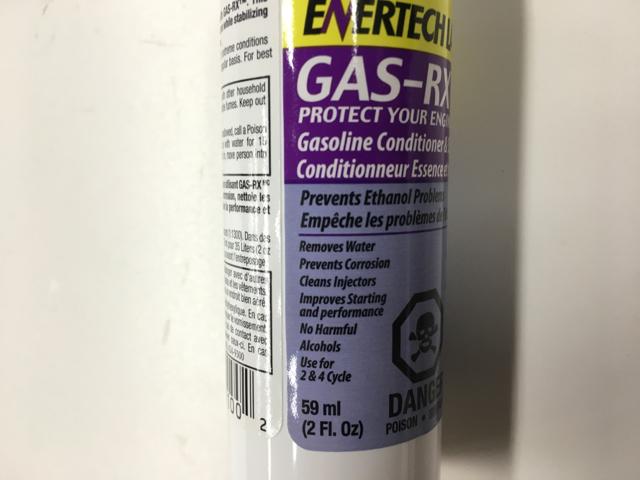 11100, Enertech Labs, GAS RX TREATMENT 2OZ - part number 11100