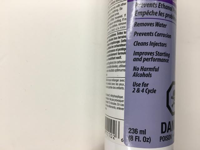 11102, Enertech Labs, GAS RX TREATMENT 8OZ - part number 11102