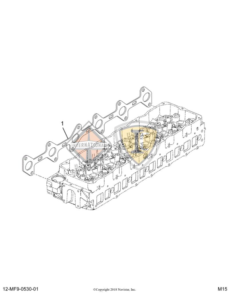 1842033C1, Navistar International, GASKET - part number 1842033C1