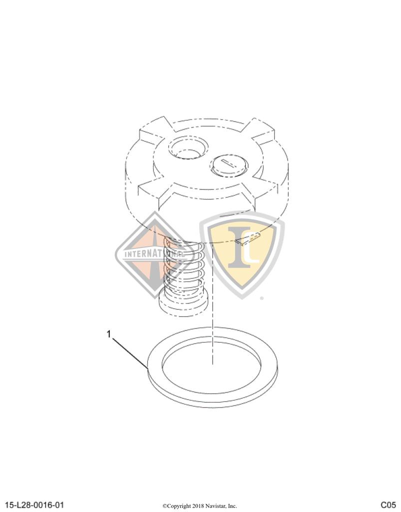 2501161C1, Navistar International, GASKET - part number 2501161C1