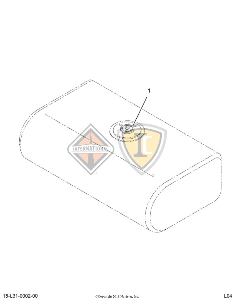 464751C3, Navistar International, GASKET - part number 464751C3