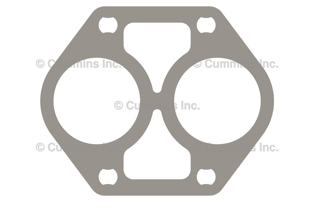 4907446, Cummins, GASKET, EXHAUST MANIFOLD - part number 4907446