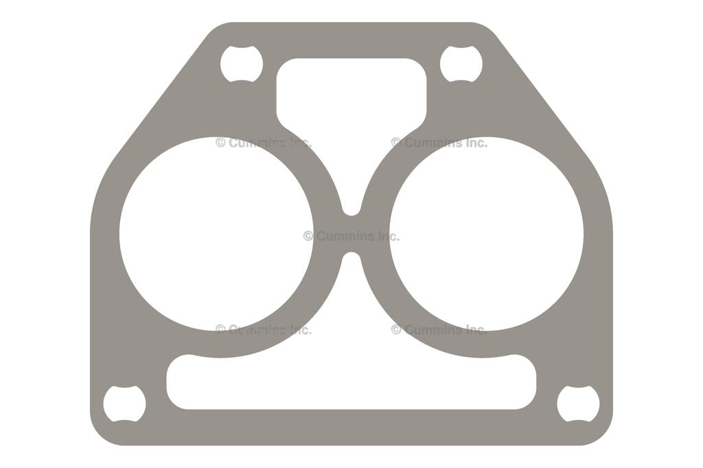 4907448, Cummins, GASKET, EXHAUST MANIFOLD - part number 4907448