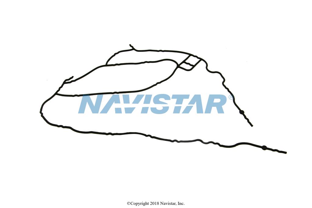 1841016C1, Navistar International, GASKET REAR HALF FRONT OIL COVER - 1841016C1