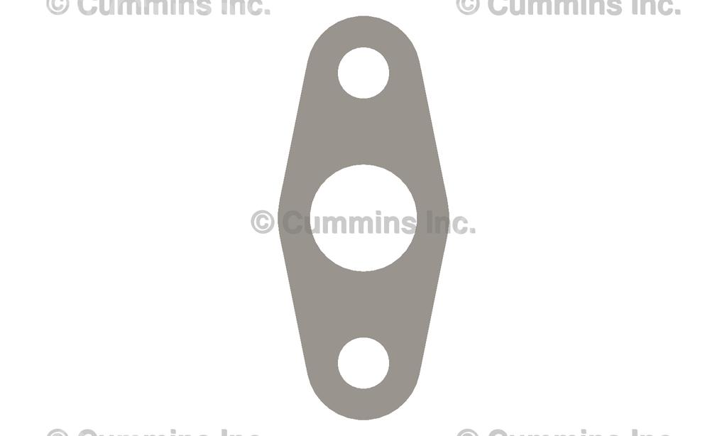 3680324, Cummins, GASKET, FLANGE - part number 3680324