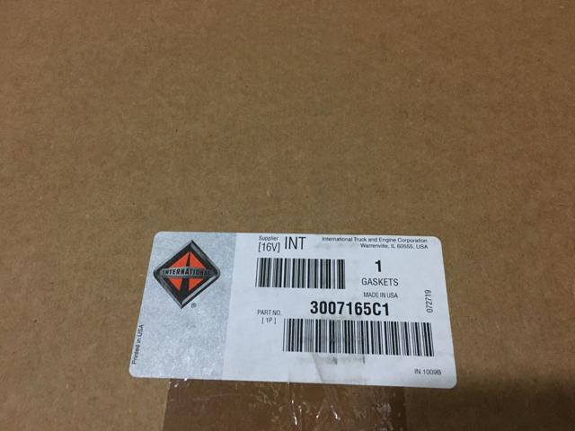 3007165C1, Navistar International, GASKET, OIL PAN - part number 3007165C1