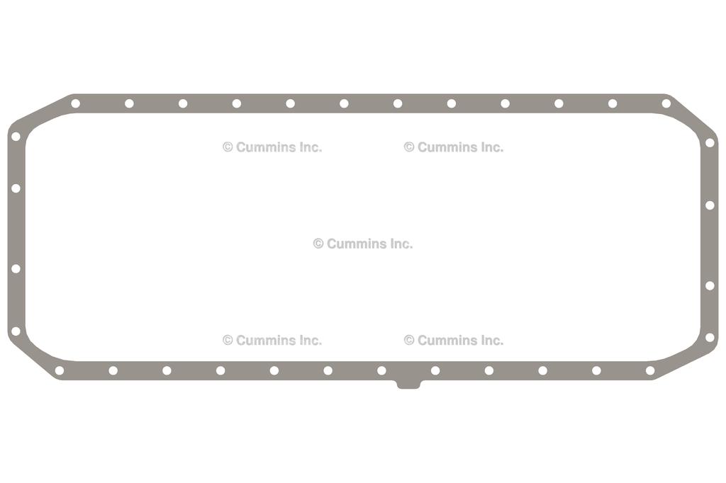 4337596, Cummins, GASKET, OIL PAN - part number 4337596