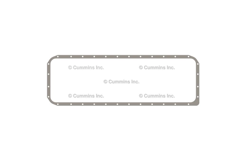5332563, Cummins, GASKET, OIL PAN - part number 5332563