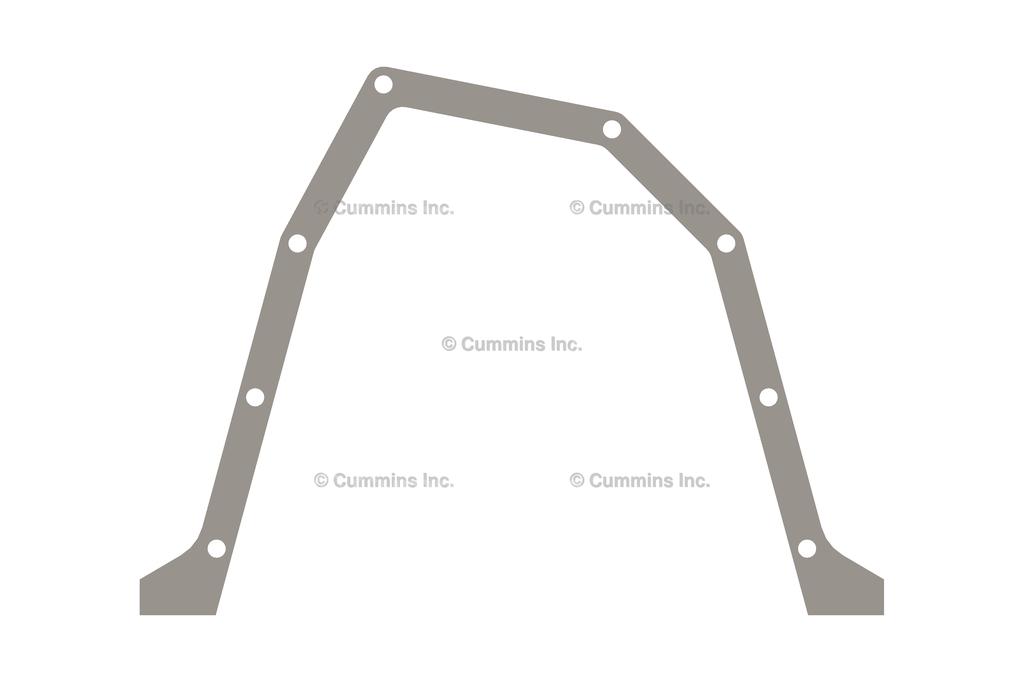 3939353, Cummins, GASKET, REAR COVER - part number 3939353