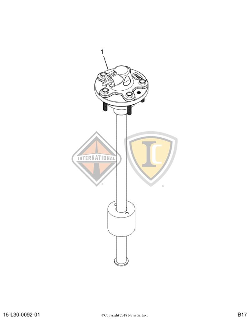 6132731C91, Navistar International, GAUGE, FUEL SENDER, 13 IN., 33-240 OHM - part number 6132731C91