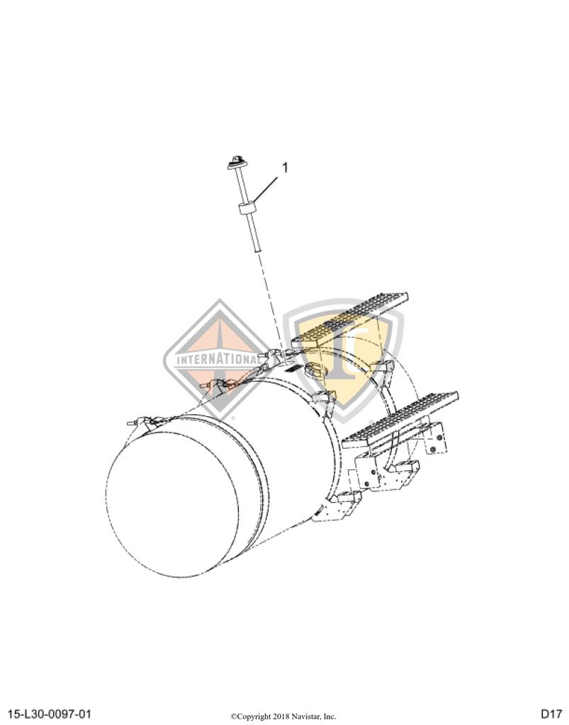 6128830C2, Navistar International, GAUGE, FUEL SENDER - part number 6128830C2