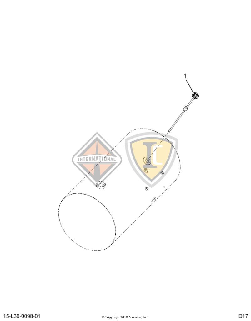 6128830C2, Navistar International, GAUGE, FUEL SENDER - part number 6128830C2