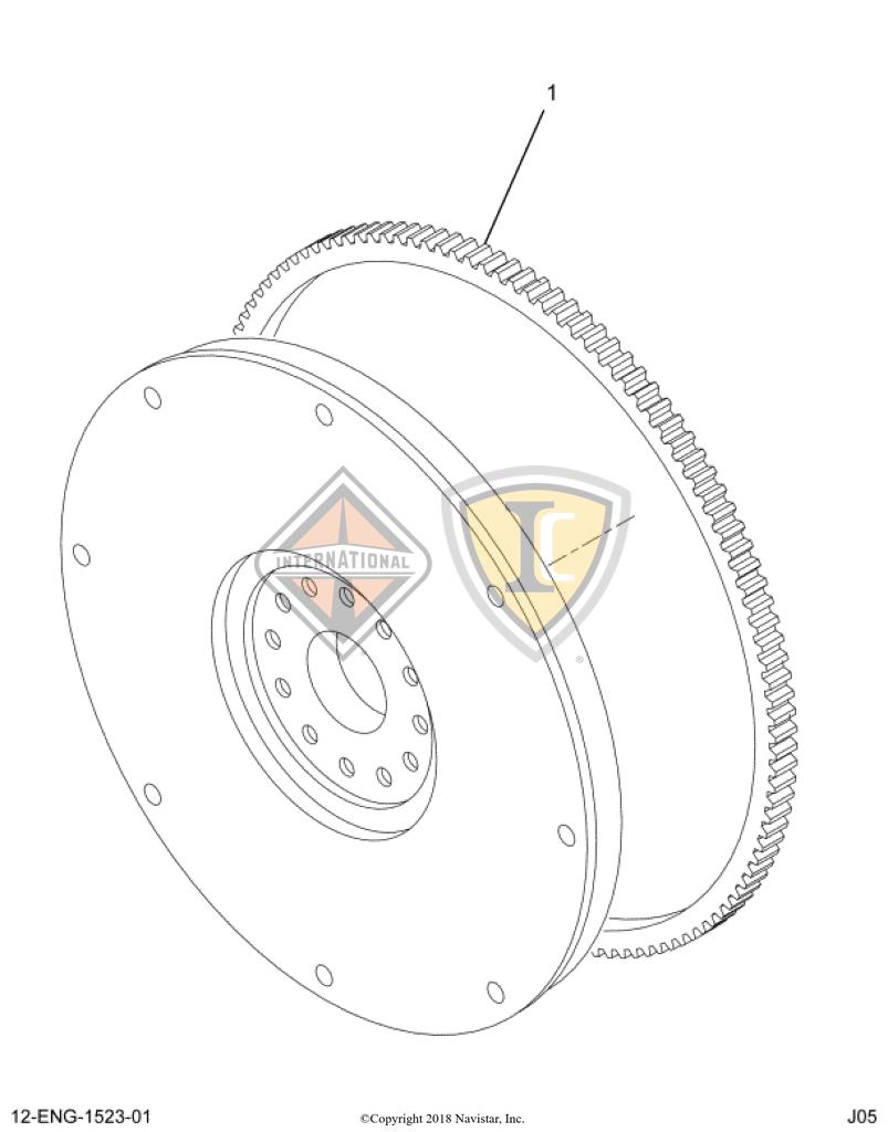 1800777C1, Navistar International, GEAR - part number 1800777C1