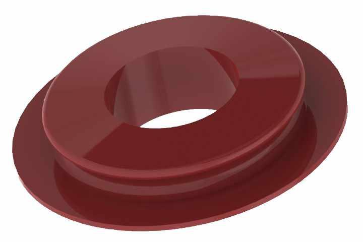 GAFF17675, Gaff / Meritor, GLAD HAND SEAL RED - GAFF17675