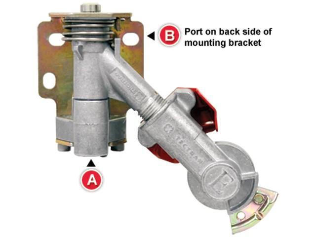 9232, Tectran Manufacturing, GLADHAND, SWIVEL EMERG 90^ - 9232