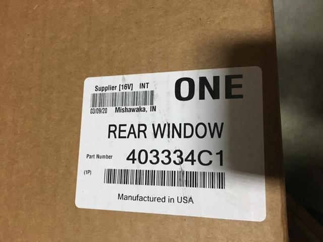 403334C1, Navistar International, GLASS - part number 403334C1