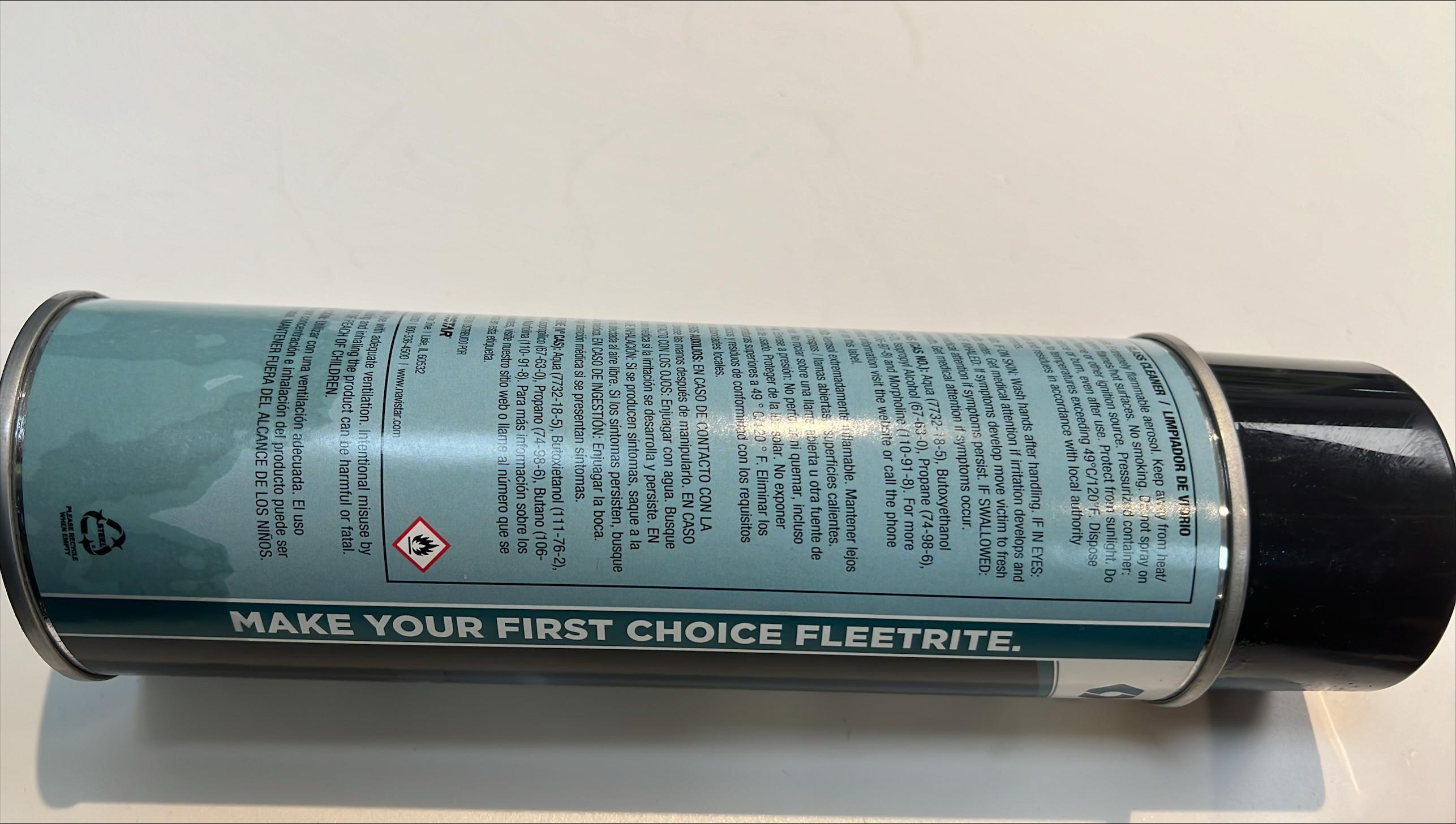 FLTAGC18CKK, Ken Krest, FLEETRITE GLASS CLEANER - part number FLTAGC18CKK