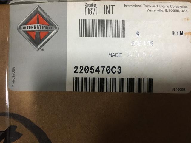 2205470C3, Navistar International, GLASS, PASS K/O TOP LAMINATED - part number 2205470C3
