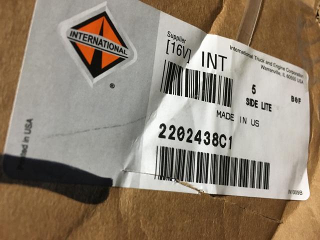 2202438C1, Navistar International, GLASS, QUARTER REAR TINT 28% LITE - part number 2202438C1