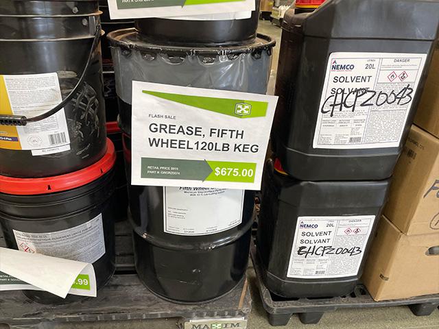 GRGRZ0074, Nemco Resources Ltd., GREASE, FIFTH WHEEL - 120LB KEG - part number GRGRZ0074