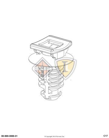 3551710C2, Navistar International, GUIDE, HOSE AND CABLE SADDLE - 3551710C2