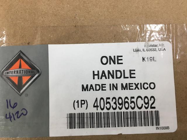 4053965C93, Navistar International, HANDLE, LH INSIDE CHROME DOOR - part number 4053965C93
