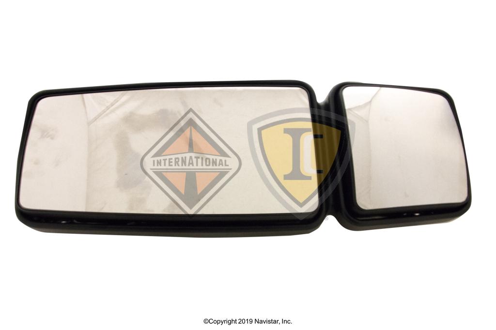 2506225C92, Navistar International, HEAD, MIRROR, LH BRIGHT FINISH HEATED - part number 2506225C92