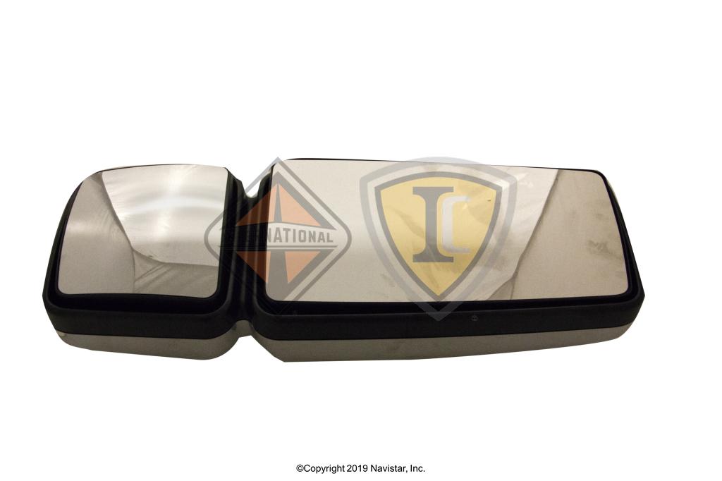 2506225C92, Navistar International, HEAD, MIRROR, LH BRIGHT FINISH HEATED - part number 2506225C92