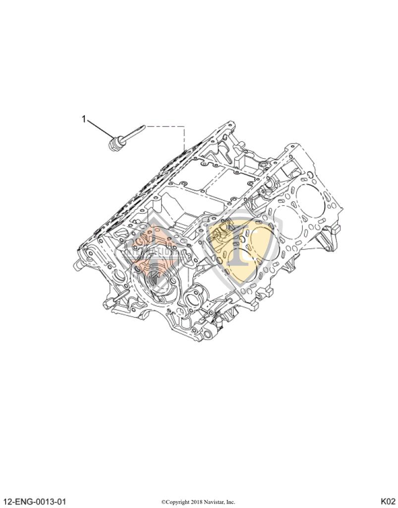 1838311C91, Navistar International, HEATER - part number 1838311C91