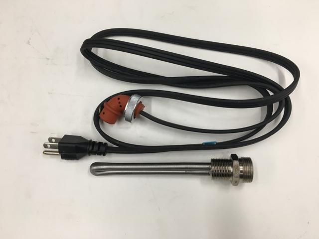 ZBL8602913, Temro Cold Weather Products, HEATER, OIL PAN, W/O THERMOSTAT, M22 X 1.5 THREAD, 5-1/2 (13.9CM) LEN, 300W, 120V, WATER/OIL, STAINLESS - part number ZBL8602913