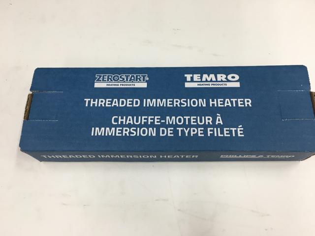 ZBL8602913, Temro Cold Weather Products, HEATER, OIL PAN, W/O THERMOSTAT, M22 X 1.5 THREAD, 5-1/2 (13.9CM) LEN, 300W, 120V, WATER/OIL, STAINLESS - part number ZBL8602913