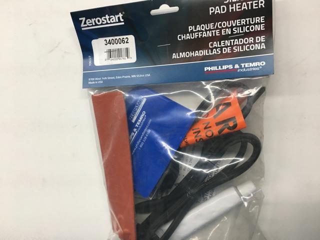 ZBL3400062, Temro Cold Weather Products, FLEXIBLE PAD HEATER, 125W 120V 6.0 X 1.5IN - part number ZBL3400062