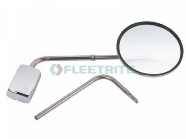 FLTMIR4069, Fleetrite, TRIPOD ASSY, CONVEX, HEAVY-DUTY HOOD MOUNTED, W/ 8-1/2, STAINLESS - part number FLTMIR4069