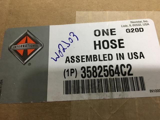 3582564C2, Navistar International, HOSE - part number 3582564C2