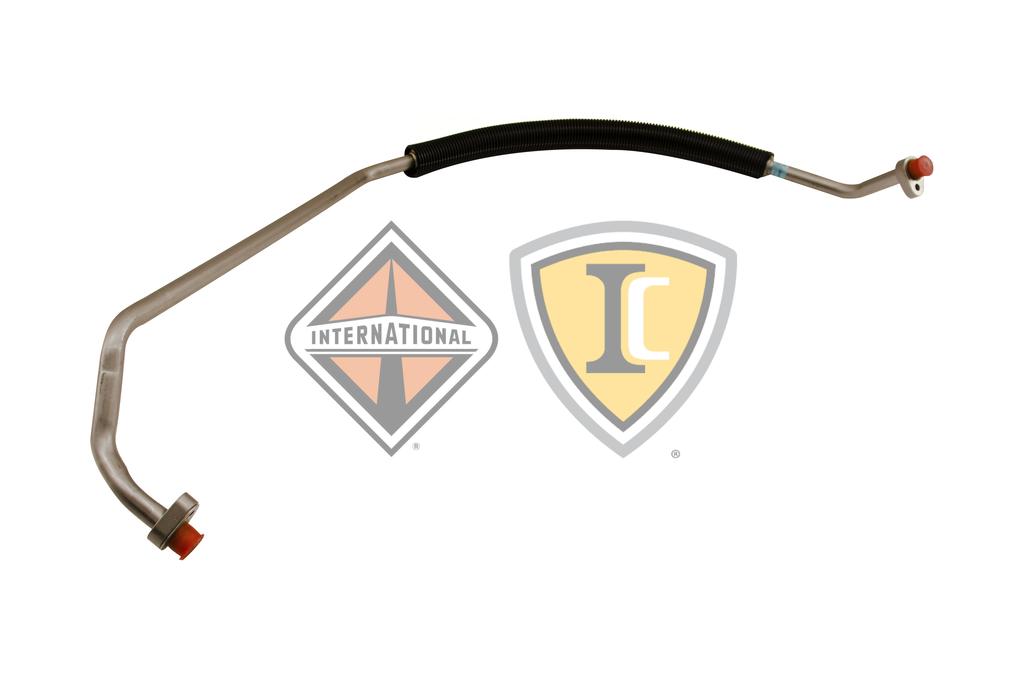 3557559C93, Navistar International, HOSE, REFRIGERANT, A/C, FLEXIBLE ACCUMULATOR TO COMPRESSOR - part number 3557559C93