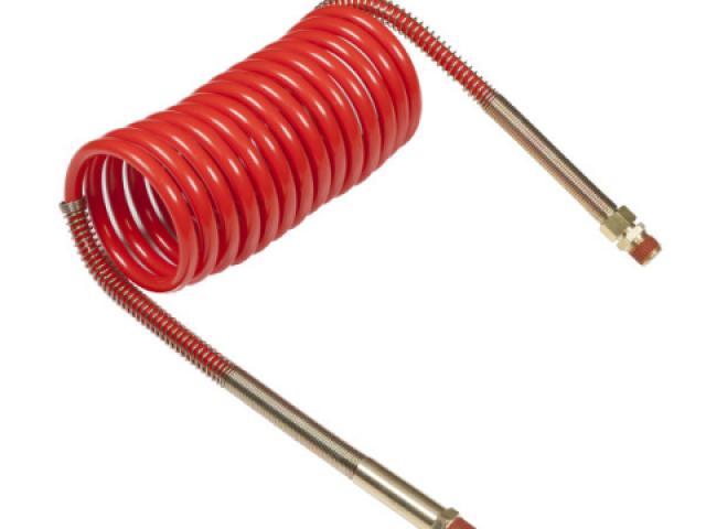 81-0015-HR, Grote Industries Co., HOSE AIR 15' COIL AIR RED - 81-0015-HR