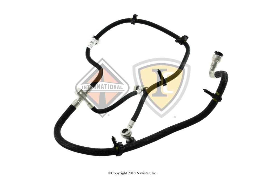1886561C91, Navistar International, HOSE ASSEMBLY INJECTOR RETURN - part number 1886561C91